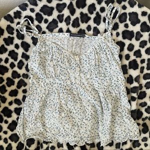 Brandy Melville floral tank top